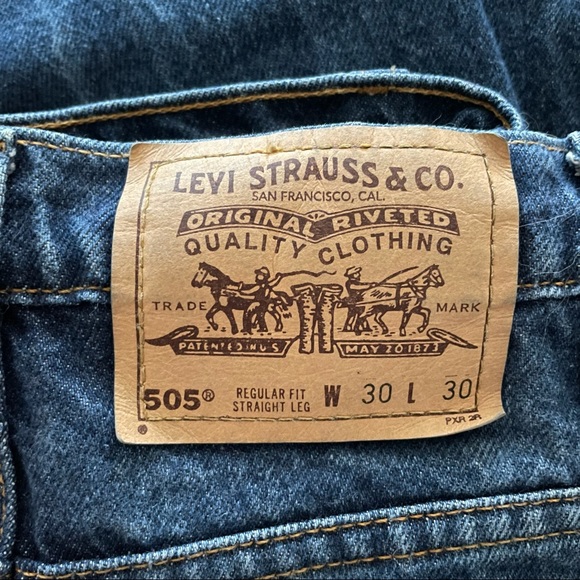 Vintage Rigid 90’s Orange Tab Levi's 505 Relaxed High Rise Y2K Mom Jeans